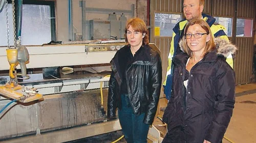 VD Elisabeth Ahlström, styrelse ordförande Mattias Kessén och företagarnas representant Liselotte Arvidsson.
