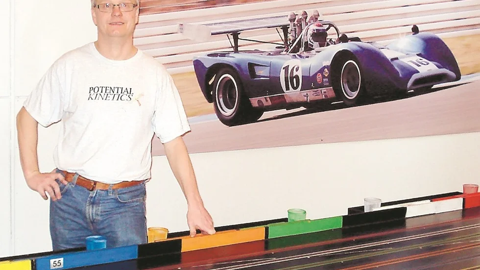 BÄST - PÅ NYTT. Anders Gustafson, Vimmerby MS, blev SM-vinnare i miniracing i Åtvidaberg.