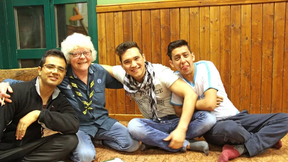 Patrullbäst. Muhammad Rahimi, Karin Löfving, Josef Sharif och Said Alichta prickade tio av tolv frågor.