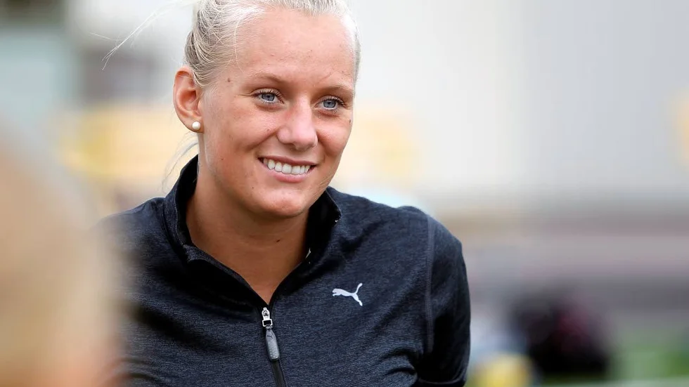 Rätt val. Stina Blackstenius känner att hon får de bästa möjligheterna att utvecklas i Montpellier. Det blev avgörande för hennes beslut.