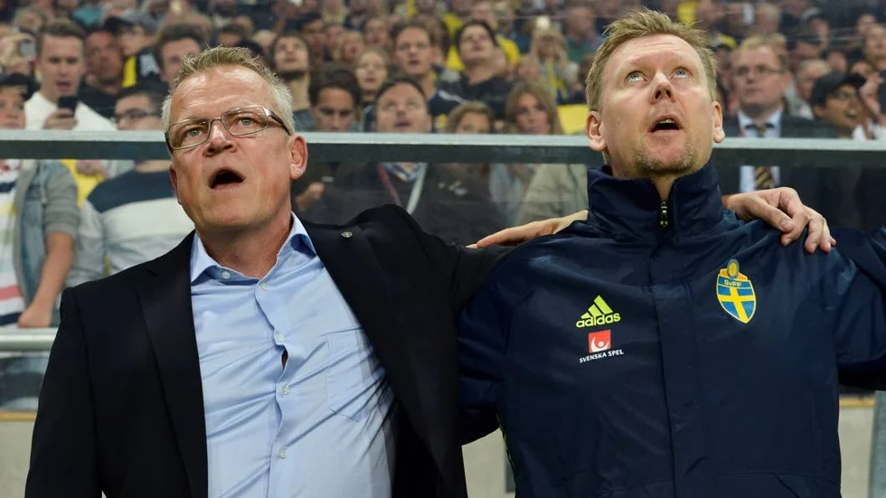 SUCCÉ. Janne Andersson och Peter Wettergren tog Sverige till VM i Ryssland. Nu kommer Wettergren till ÖFF:s fotbollscafé i Motala på måndag.