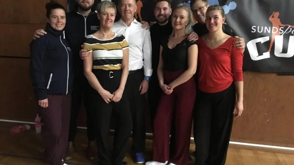 Dansarna i Danzvett som tävlade i helgen.