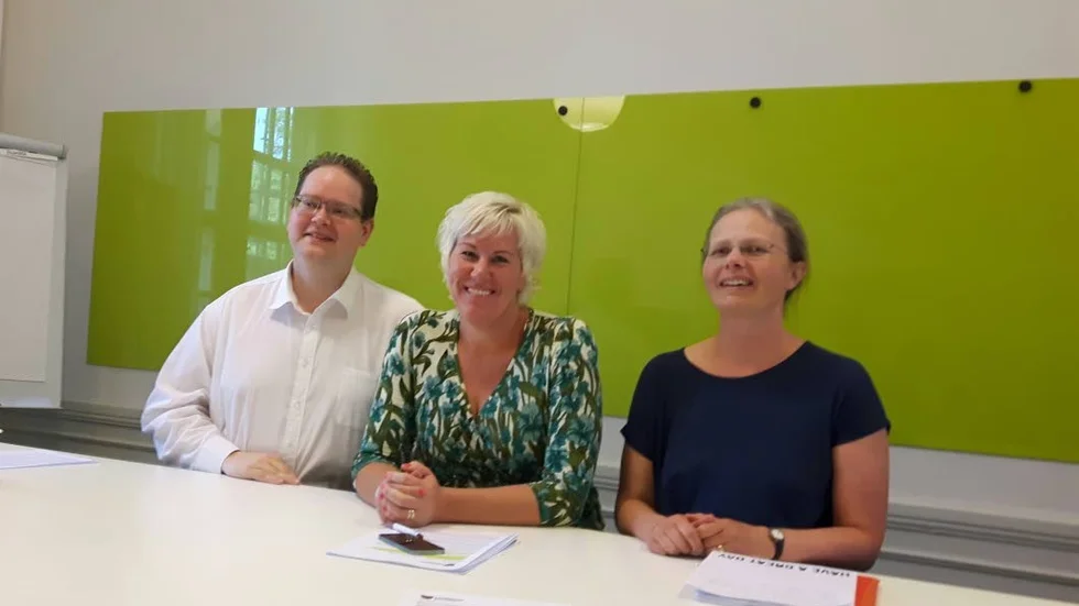 Koalition för Linköping satsar 11 miljoner på integrationsarbete. från vänster Daniel Andersson (L), Kristina Edlund (S) och Birgitta Rydhagen (MP).