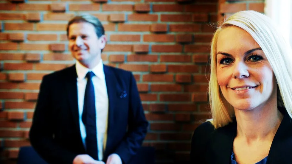 Moderater. Harald Hjalmarsson och Christin Rampeltin Molin.
