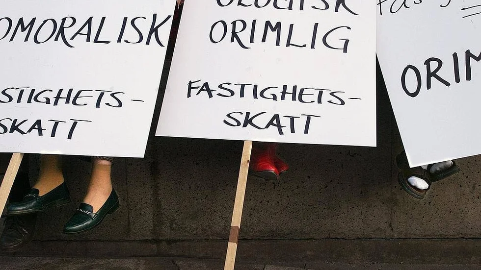 Fastighetsskatten. Avskydd pålaga som försvann av en anledning.