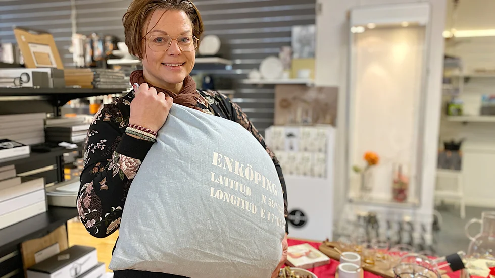 Handla hemma lyder Marie Berges uppmaning till Enköpingsborna.