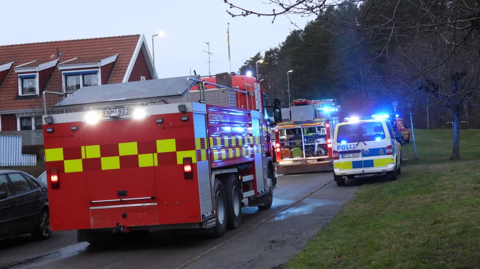 Kraftig torrkokning uppstod vid en torrkokning i Söderköping på tisdagseftermiddagen.