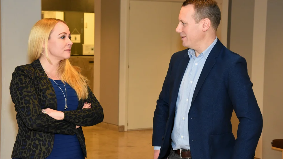 Åklagarna Lindha Strömberg och Fredrik Hannu yrkade på långa fängelsestraff för pappan och hans två söner.