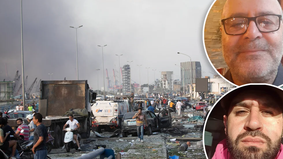Sami och Eliya Elboustani från Eskilstuna har stora delar av sin släkt kvar i Beirut där en stor explosion ägde rum under tisdagen.
