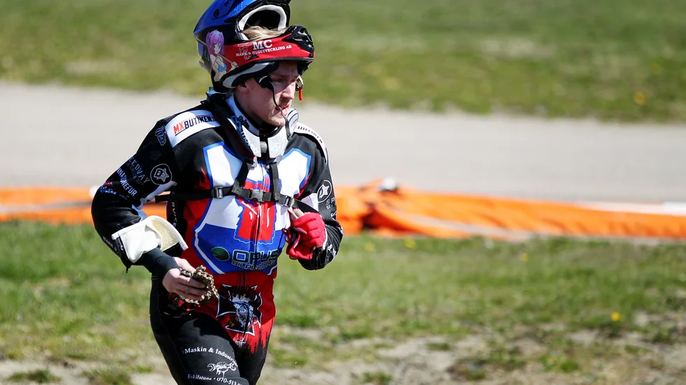 Rasmus Broberg, här i Vargarnas mundering, ska köra för Piraterna i Bauhausligan.