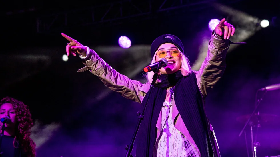 Rita Ora är en av många artister som skrivit under det öppna brevet mot rasism. Arkivbild.