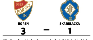 Boren vann hemma mot Skärblacka