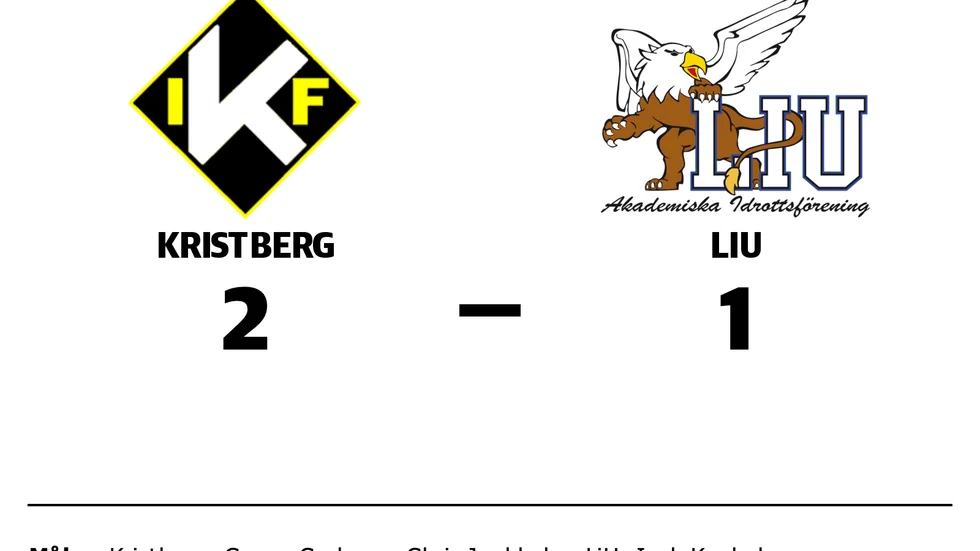Kristbergs IF vann mot LiU AIF FK