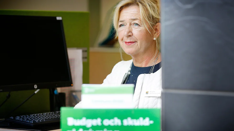 Birgitta Jonzon, budget- och skuldrådgivare på Eskilstuna kommun.