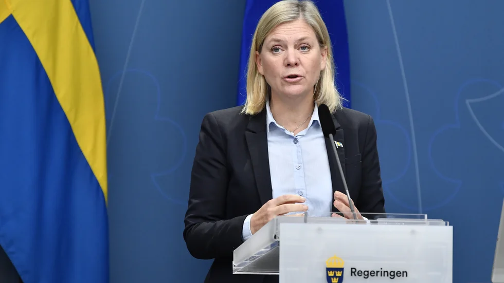 Finansminister Magdalena Andersson (S) får godkänt av riksdagen för budgetramarna för 2021. Arkivbild.