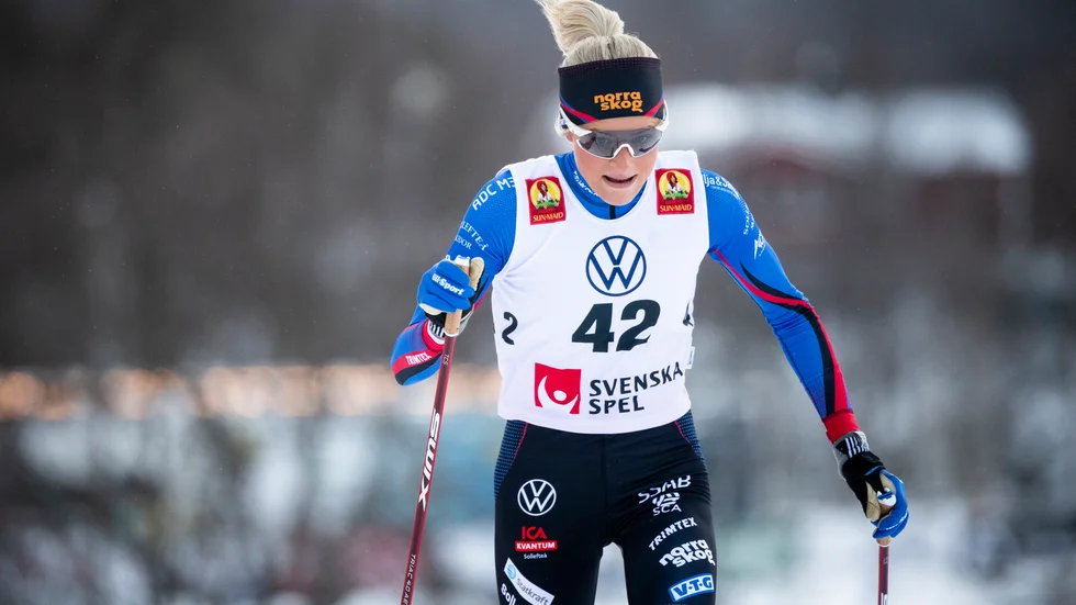 Frida Karlsson vann 10 km fristil i Bruksvallarna. Arkivbild.