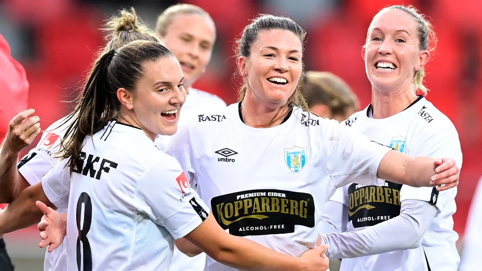 Svenska mästarlaget Göteborg riskerar en riktigt tuff lottning direkt i Champions Leagues 16-delsfinal. Arkivbild.