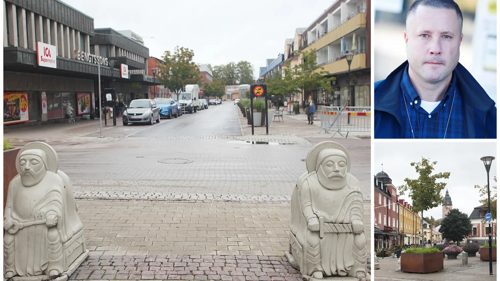 Den efterhängsna mannen har synts i bil, på cykel och inne i flera mataffärer i centrum. "Jag tycker att föräldrarna ska anmäla", säger kommunpolis Peter Sigurd (lilla bilden).