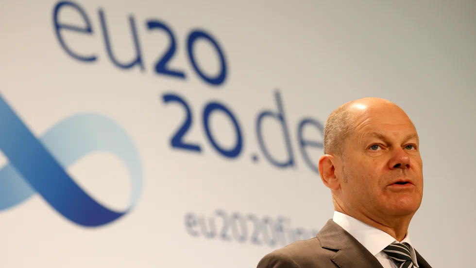 Tysklands finansminister Olaf Scholz.
