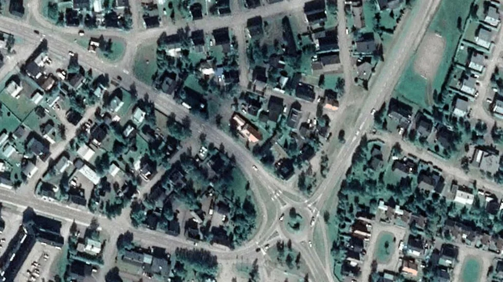 Området kring Sandstensgatan 8A
