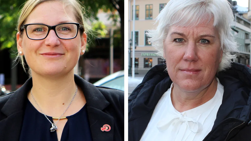 Man måste sätta ner foten när man tycker något är fel, säger Vänsterpartiets gruppledare Jessica Eek.
Sådana här påhopp hör inte hemma i politiken, säger Kristina Edlund, socialdemokraternas gruppledare.