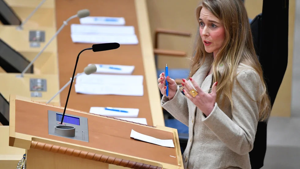 Riksdagsledamoten Pernilla Stålhammar (MP). Arkivbild.