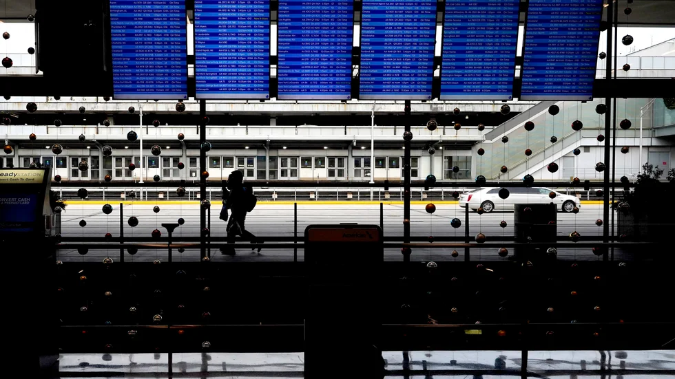 En man har gripits sedan han gömt sig på flygplatsen O'Hare i Chicago i USA i tre månader. Arkivbild.
