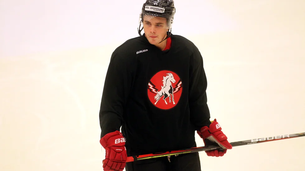 Hampus Lindström kom till ESK från Norrköpingslaget Vita Hästen till den här säsongen.