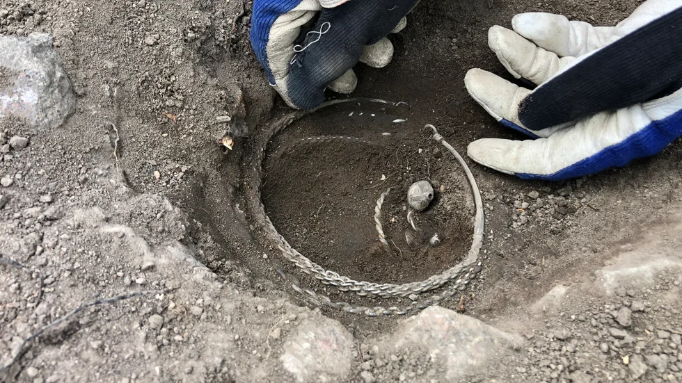 På den sista arbetsdagen blev det bingo för arkeologerna i Munkedal. Arkivbild.