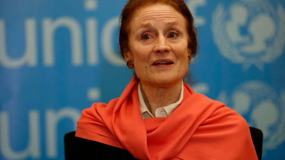 Henrietta Fore är chef för FN:s barnfond Unicef. Arkivbild.