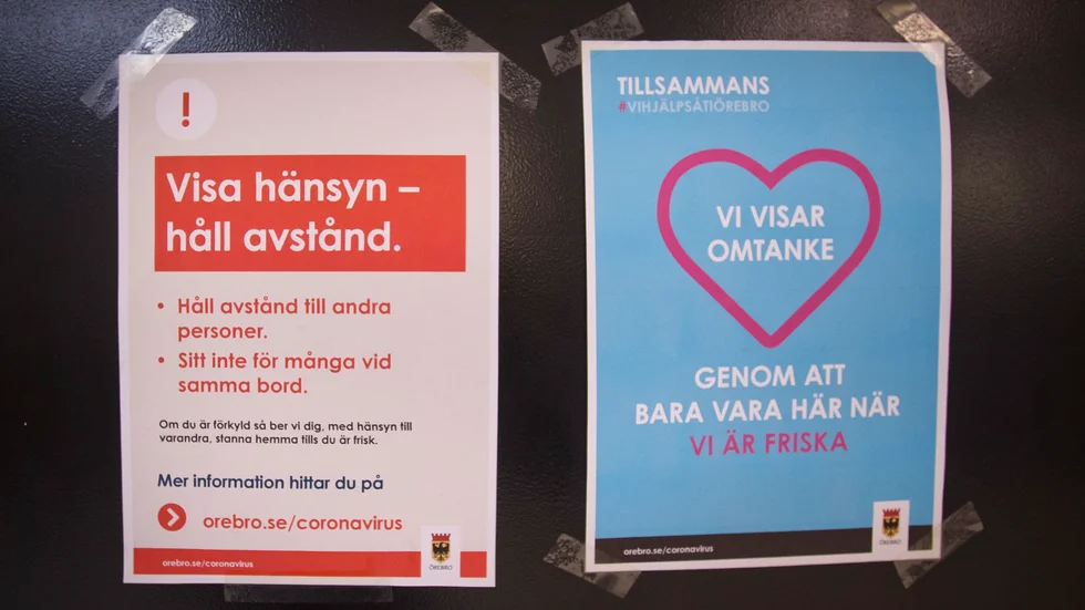 Coronasmittan har nått Västerviks IK. Bilden är en genrebild.