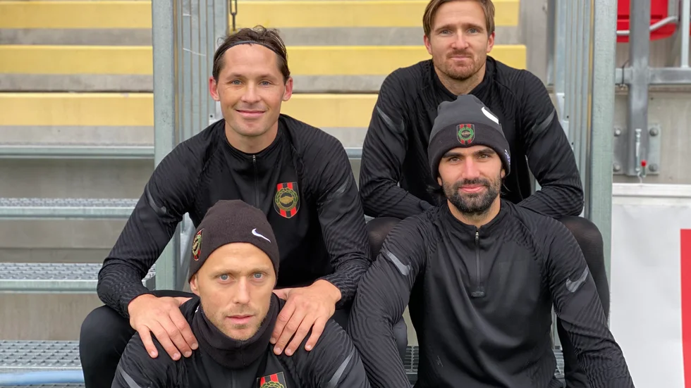 Philip Haglund, Jesper Arvidsson, Christer Gustafsson och Alexander Nilsson.