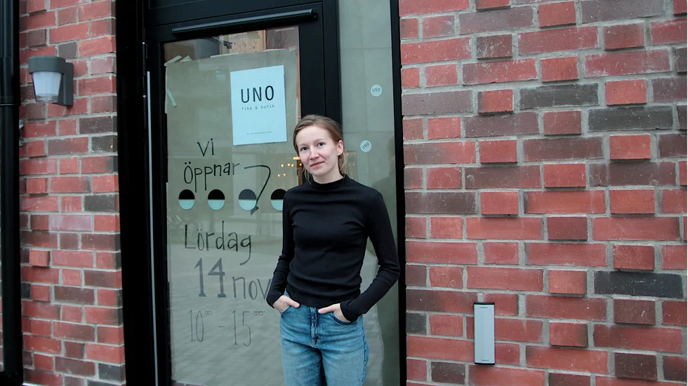 Tilda Malmelöv kommer från Kiruna men har bott i Knivsta i fyra år. 