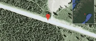 Singelolycka på väg 373 - helt stopp i ett körfält