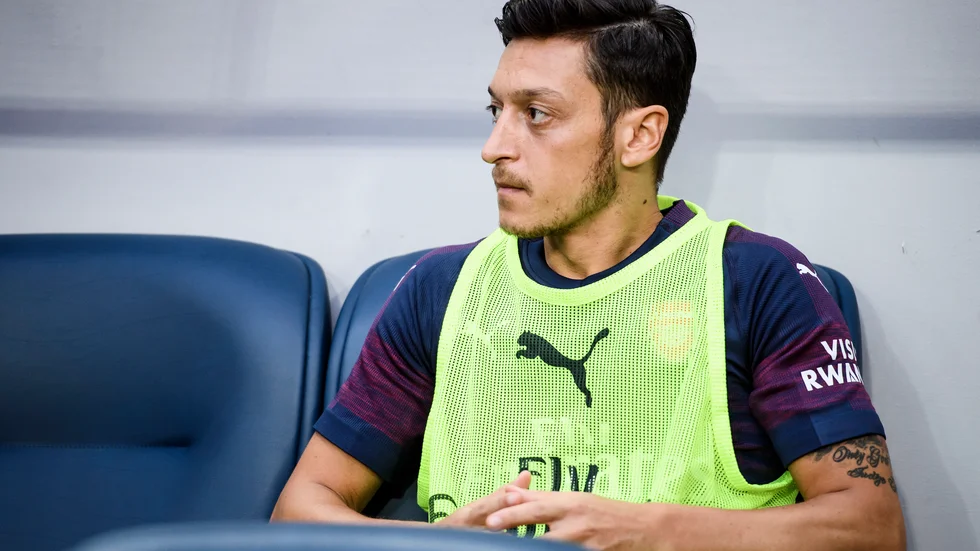 Mesut Özil kommer inte att spela Premier League-fotboll för Arsenal denna säsong. Arkivbild.
