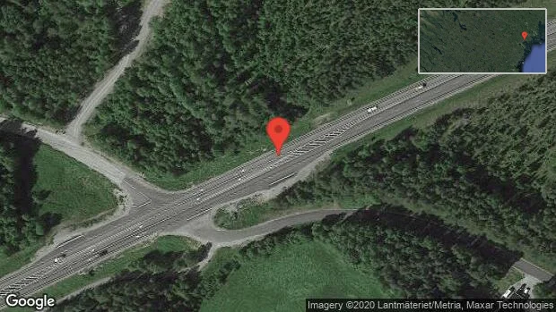 Stopp på E4 på grund av trafikolycka med flera fordon