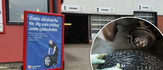 Däckfirman erbjuder gratis däckbyte åt alla som är med i Vårdförbundet