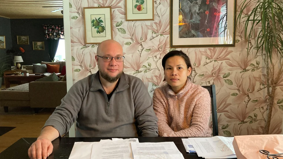 Fredrik Uppman och hans fru Bangon Laphet Uppman flyttade upp från Stockholm för snart ett år sedan. De hade inte väntat sig att så mycket skulle avvecklas på så kort tid.