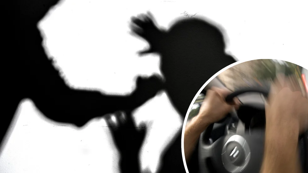 Bilföraren ilsknade till när den mötande bilen inte flyttade på sig – och blev misshandlad. Bilderna är tagna i andra sammanhang. 