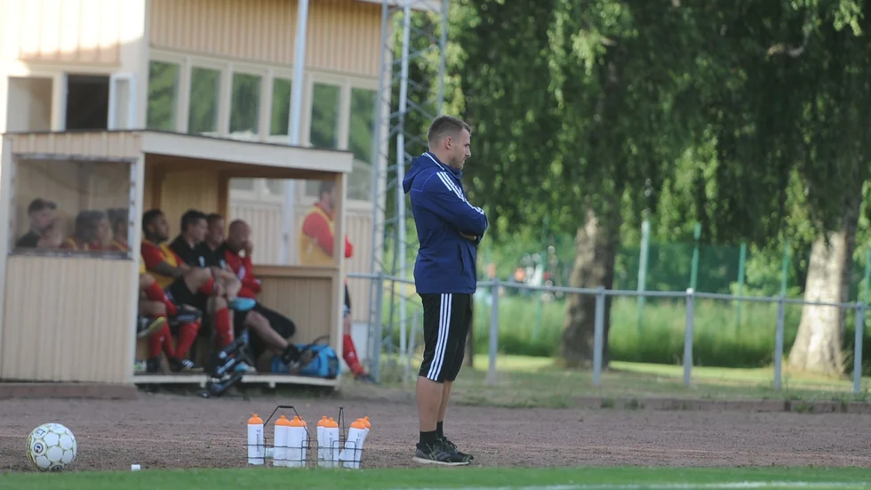 IFK-tränaren Hampus Dahlström var glad över att få med sig en poäng från Kvicksund.