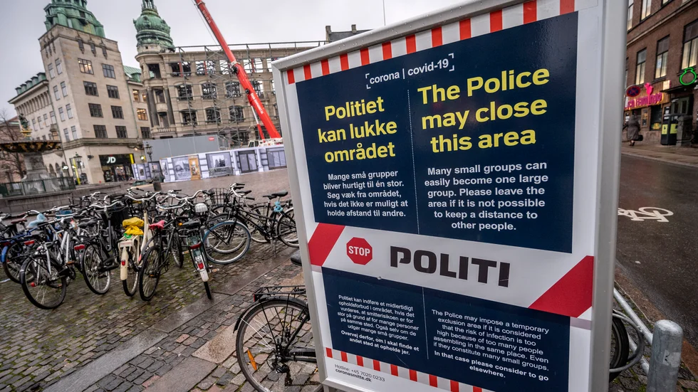 En majoritet av danskarna stöttar de rådande restriktionerna. Arkivbild.