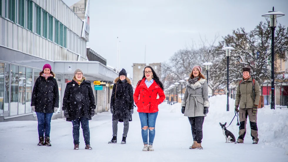 Katarina Ridderstedt, Ann-Charlotte Malm, Marie Barck, Isabelle Edvardsson, Jenny Dahlberg och Erika Hedhammar är alla engagerade i den nio månader långa utmaningen "Fact movement".
