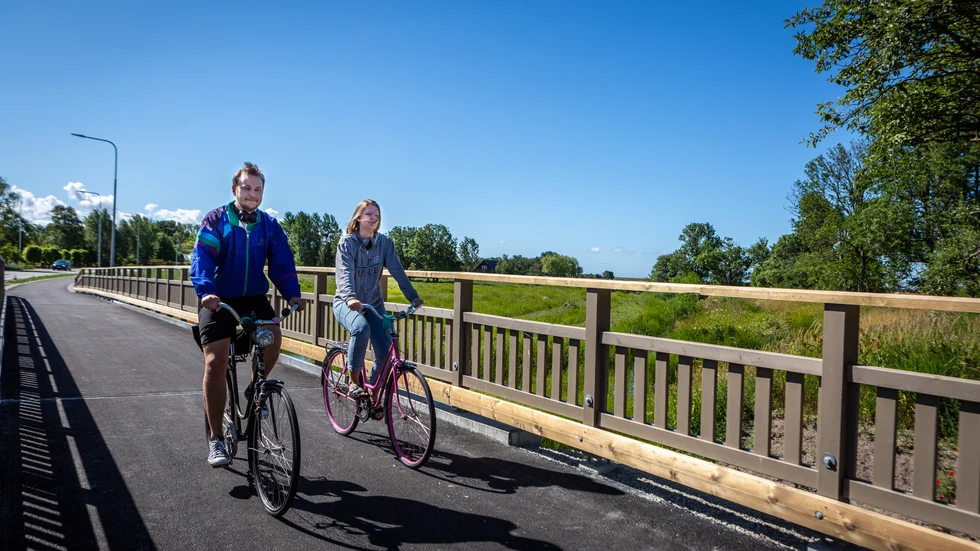 Ett lyckat projekt i känslig och vacker natur. Nu har cykelvägen mellan Västergarn och Klintehamn chans att vinna pris.