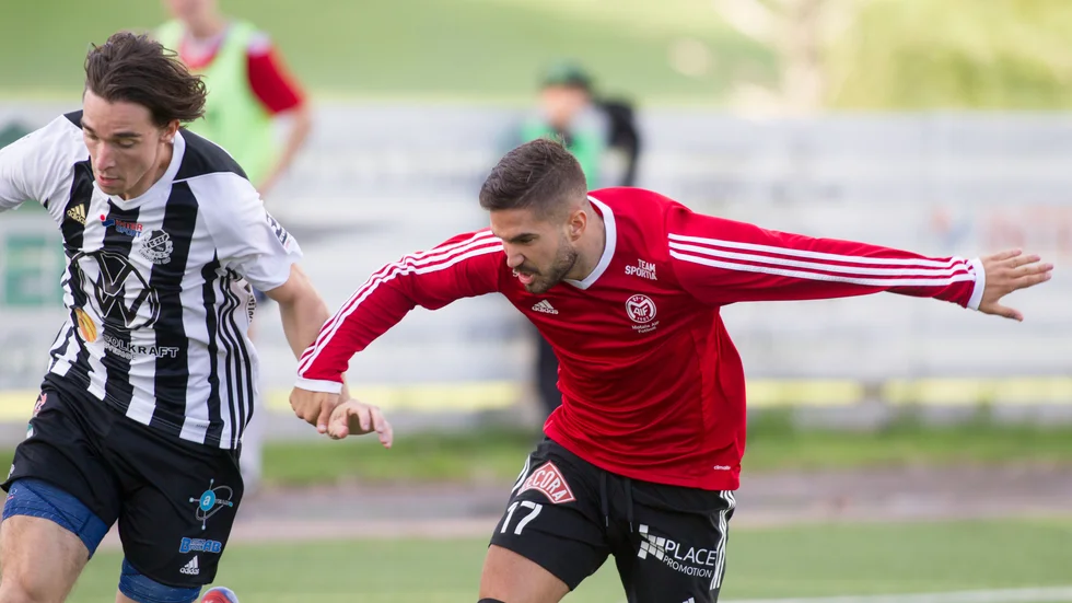 Almin Masic gjorde en bra match och tilldelas poäng i MVT-ligan.