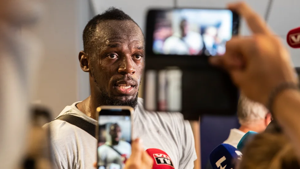Usain Bolt har tagit åtta OS-guld, men vill inte pressa sin dotter att göra detsamma. Arkivbild.