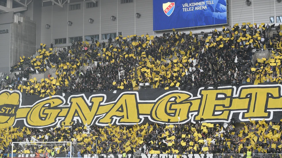 Det dröjer innan det blir publik på de allsvenska läktarna igen. Arkivbild.
