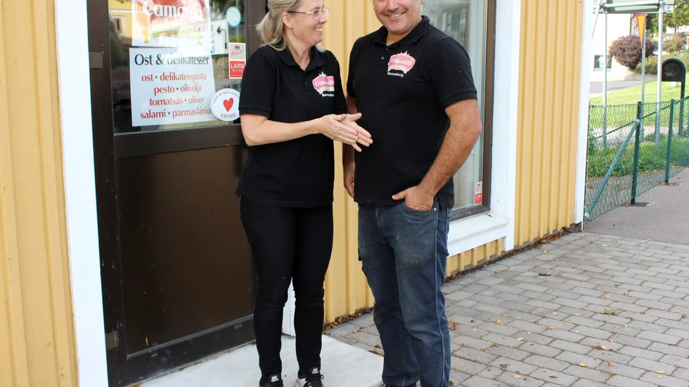 Helena och Francesco Camarda säger att deras dröm att öppna butik blev verklighet tack vare corona.