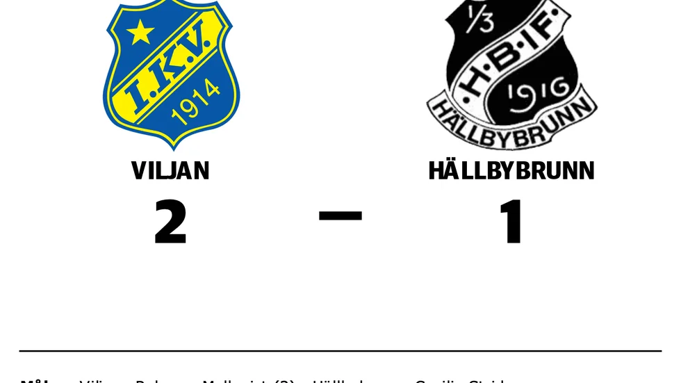 Viljan vann mot Hällbybrunn
