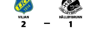 Hällbybrunn kunde inte stoppa formstarka Viljan