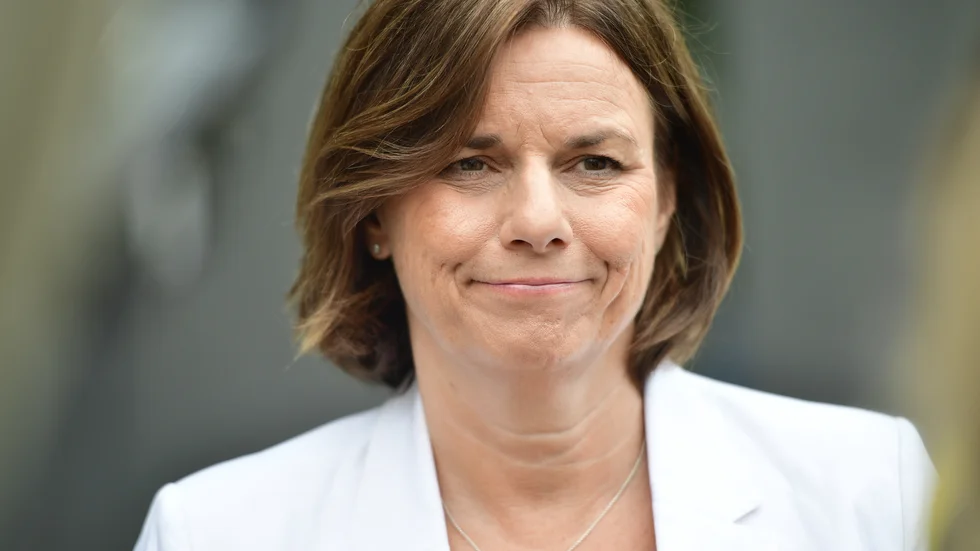 Miljöpartiets kvinnliga språkrör, och miljö- och klimatminister, Isabella Lövin.